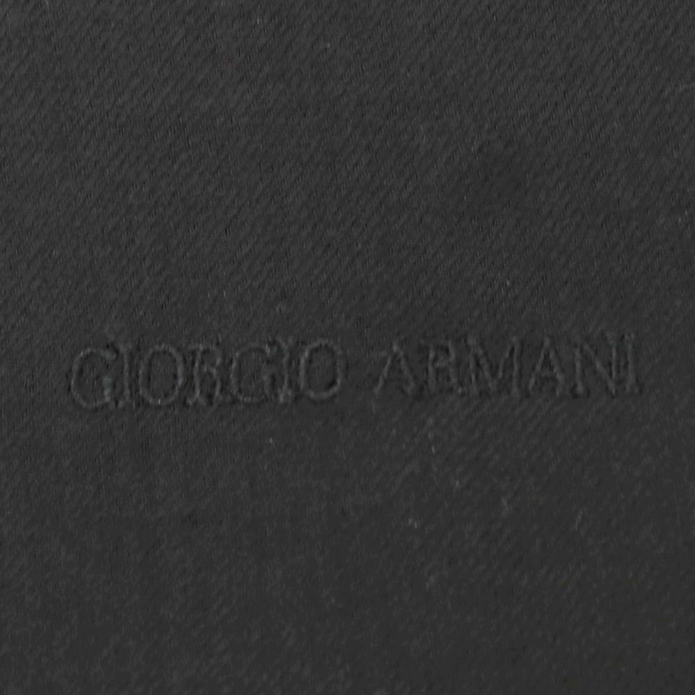 【中古】ジョルジオアルマーニ GIORGIO ARMANI カシミヤ 大判 ストール ブラック【 状態ランクB 】【 メンズ 】[CPD]