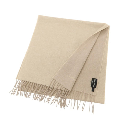 【中古】ジョルジオアルマーニ GIORGIO ARMANI ウール系 マフラー ベージュ【 状態ランクB 】【 メンズ 】