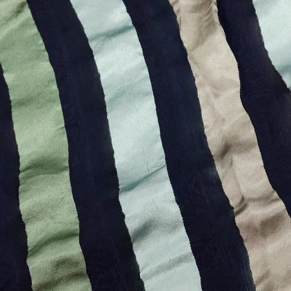 【中古】ジョルジオアルマーニ GIORGIO ARMANI シルクレーヨン ストライプ ストール ネイビーxグリーン【 状態ランクC 】【 メンズ 】