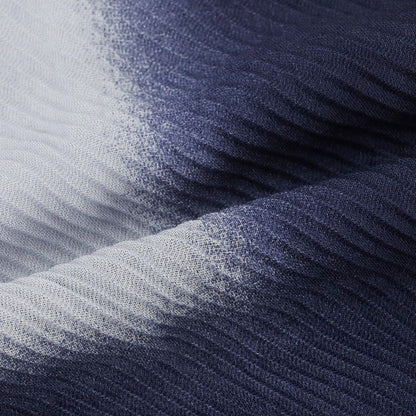 【中古】ジョルジオアルマーニ GIORGIO ARMANI レーヨン系 ストール ライトブルーxネイビー【 状態ランクB 】【 メンズ 】