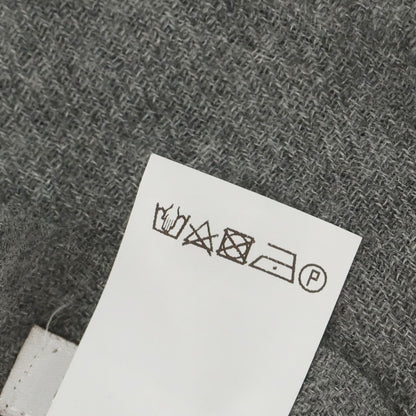 【中古】ブルネロクチネリ Brunello Cucinelli カシミヤシルク 大判 ストール ネイビーxグレー【 状態ランクD 】【 メンズ 】