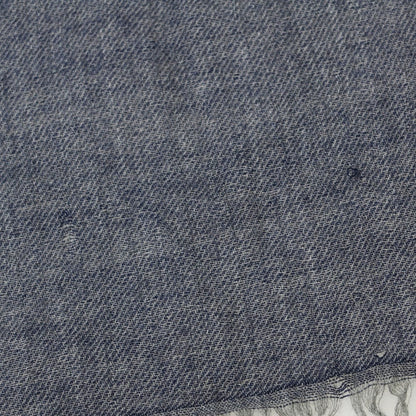 【中古】ブルネロクチネリ Brunello Cucinelli カシミヤシルク 大判 ストール ネイビーxグレー【 状態ランクD 】【 メンズ 】