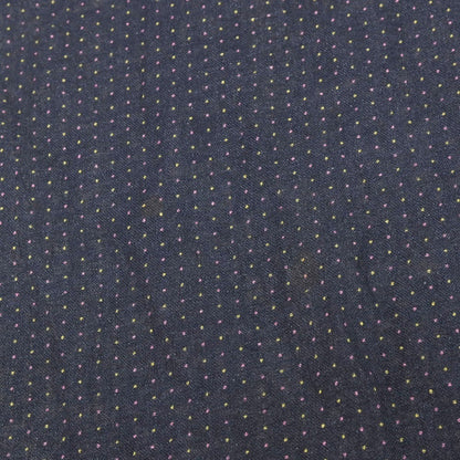 【中古】フランコフェラーリ FRANCO FERRARI リネン ドット ストール ネイビー【 状態ランクC 】【 メンズ 】