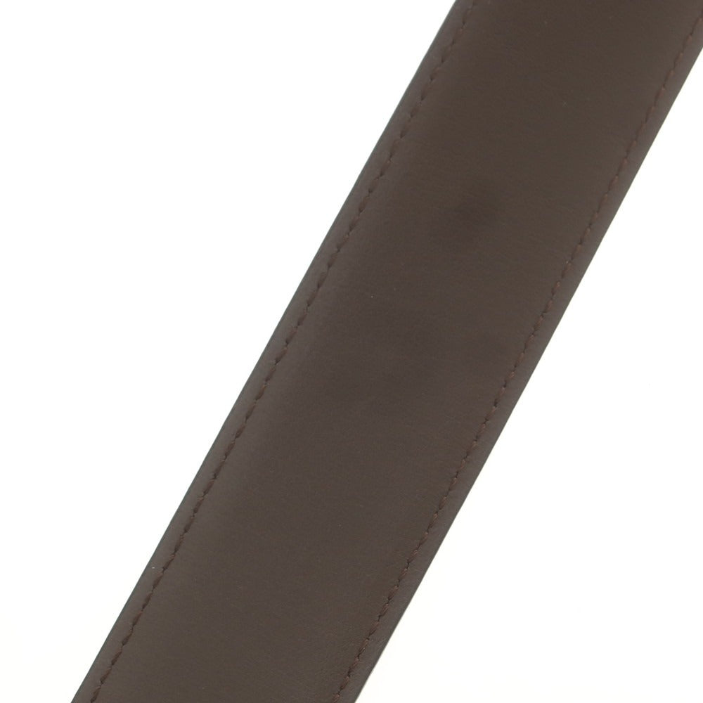 【中古】エルメネジルドゼニア Ermenegildo Zegna リバーシブル レザー ベルト ブラックxブラウン【 表記なし 】【 状態ランクB 】【 メンズ 】