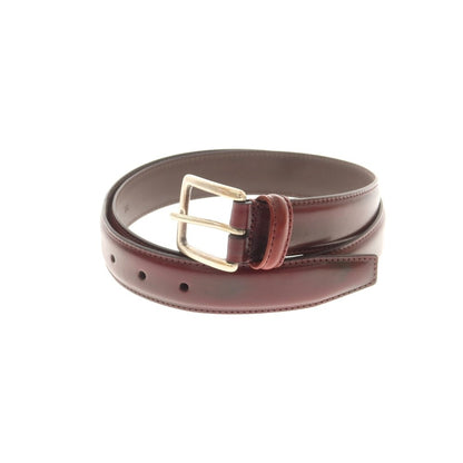 【中古】アンダーソンズ Andersons カーフ レザー ベルト バーガンディ【 90 】【 状態ランクA 】【 メンズ 】