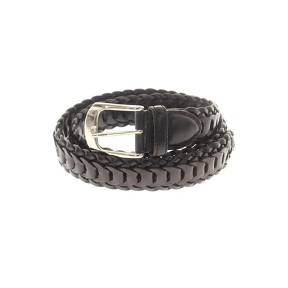 【中古】ノストロアテュー nostroatout レザー メッシュ ベルト ブラック【 85 】【 状態ランクB 】【 メンズ 】