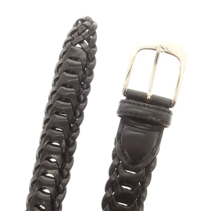 【中古】ノストロアテュー nostroatout レザー メッシュ ベルト ブラック【 85 】【 状態ランクB 】【 メンズ 】