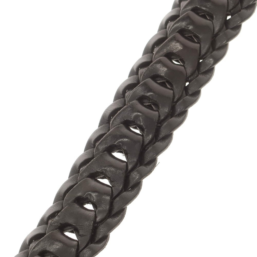 【中古】ノストロアテュー nostroatout レザー メッシュ ベルト ブラック【 85 】【 状態ランクB 】【 メンズ 】