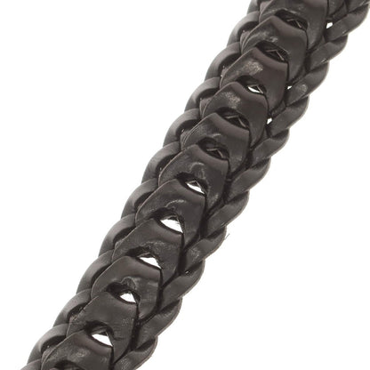 【中古】ノストロアテュー nostroatout レザー メッシュ ベルト ブラック【 85 】【 状態ランクB 】【 メンズ 】