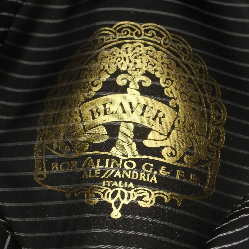 【中古】ボルサリーノ Borsalino ビーバー 中折れ ハット ブラックxブラック【 58 】【 状態ランクB 】【 メンズ 】