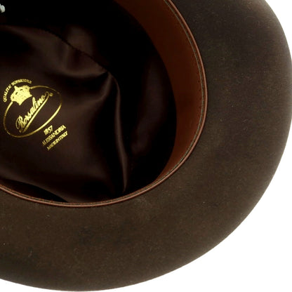 【中古】ボルサリーノ Borsalino ラビット 中折れ ハット ブラウン【 57 】【 状態ランクB 】【 メンズ 】