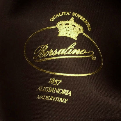【中古】ボルサリーノ Borsalino ラビット 中折れ ハット ブラウン【 57 】【 状態ランクB 】【 メンズ 】