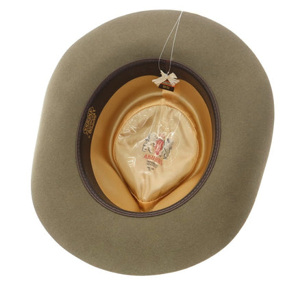 【中古】アクーブラ AKUBRA フェルト ウエスタン ハット オリーブ【 58 】【 状態ランクB 】【 メンズ 】