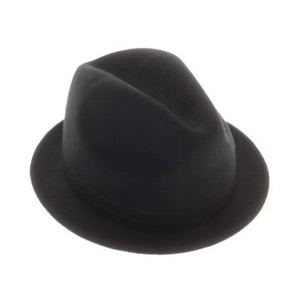 【中古】ジョルジオアルマーニ GIORGIO ARMANI ウール 中折れ ハット ブラック【 58 】【 状態ランクB 】【 メンズ 】