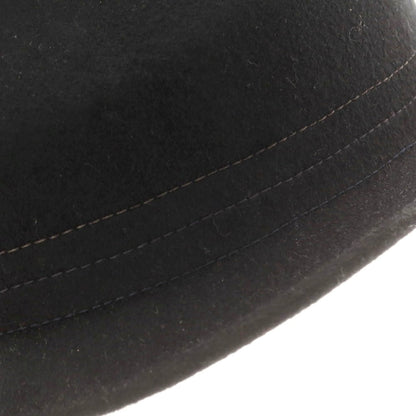 【中古】ジョルジオアルマーニ GIORGIO ARMANI ウール 中折れ ハット ブラック【 58 】【 状態ランクB 】【 メンズ 】