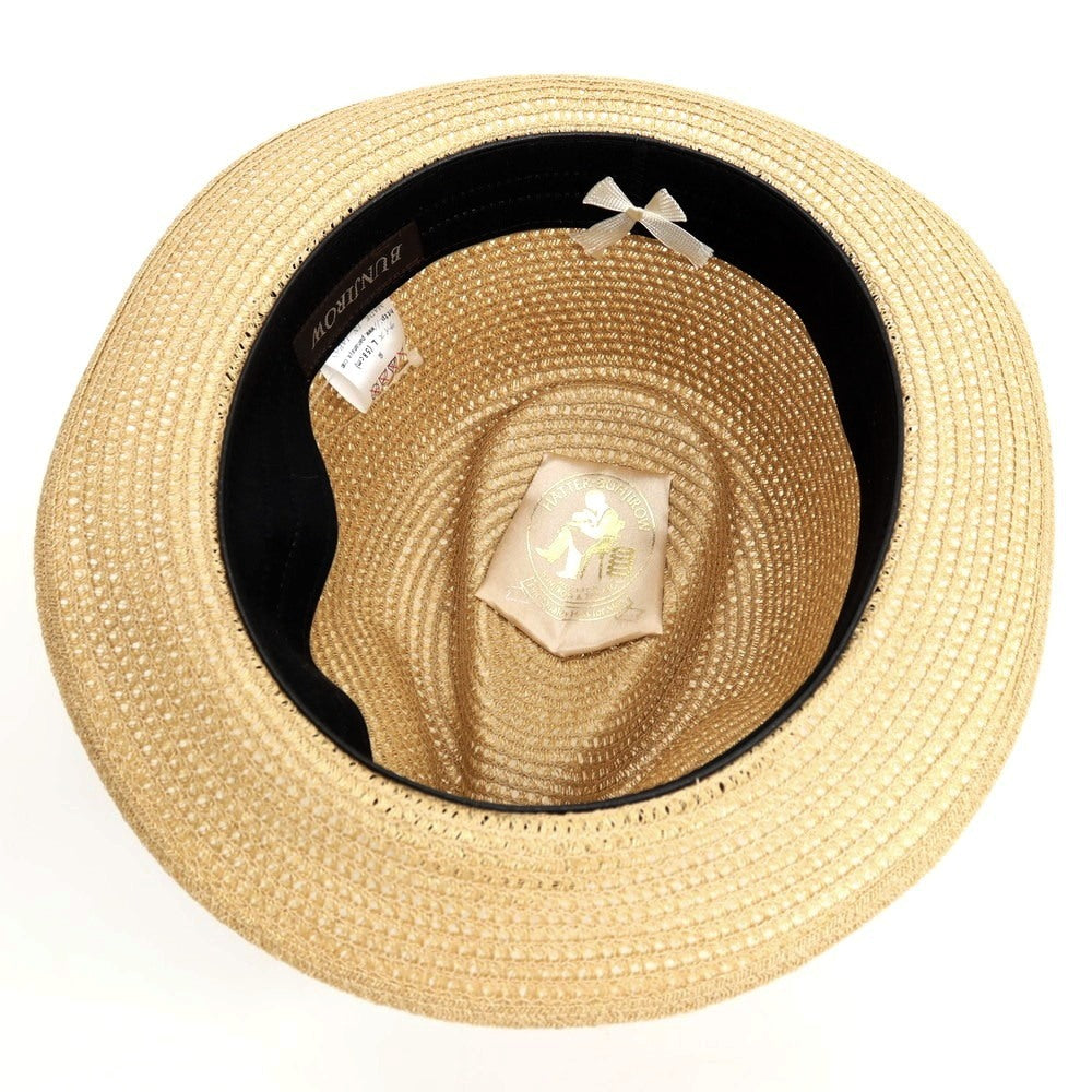 【SALE30%OFF/返品不可】【中古】ブンジロウ BUNJIROW リネン 中折れ ハット 帽子 ダークベージュ【 サイズL（58cm） 】【 状態ランクA 】【 メンズ 】