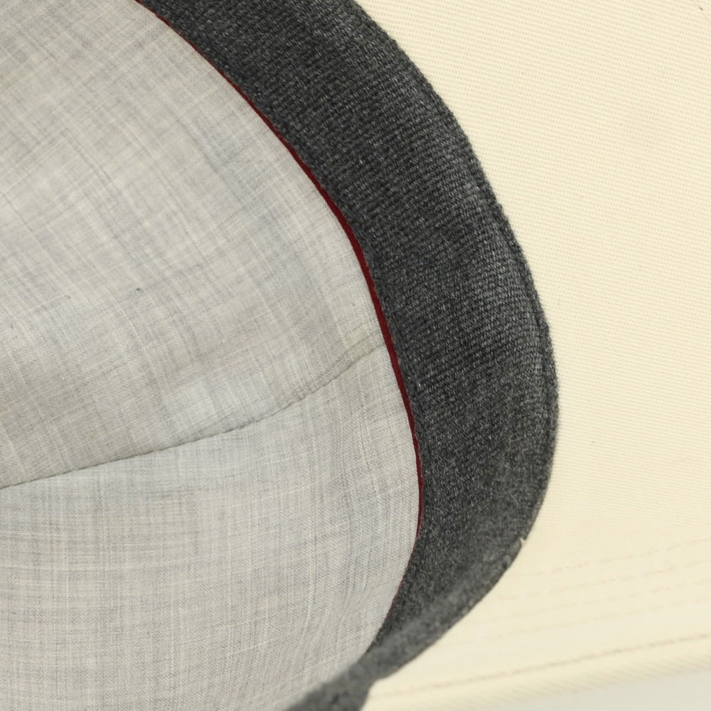 【中古】ブルネロクチネリ Brunello Cucinelli ツイルコットン BBキャップ ベージュ【 L 】【 状態ランクC 】【 メンズ 】