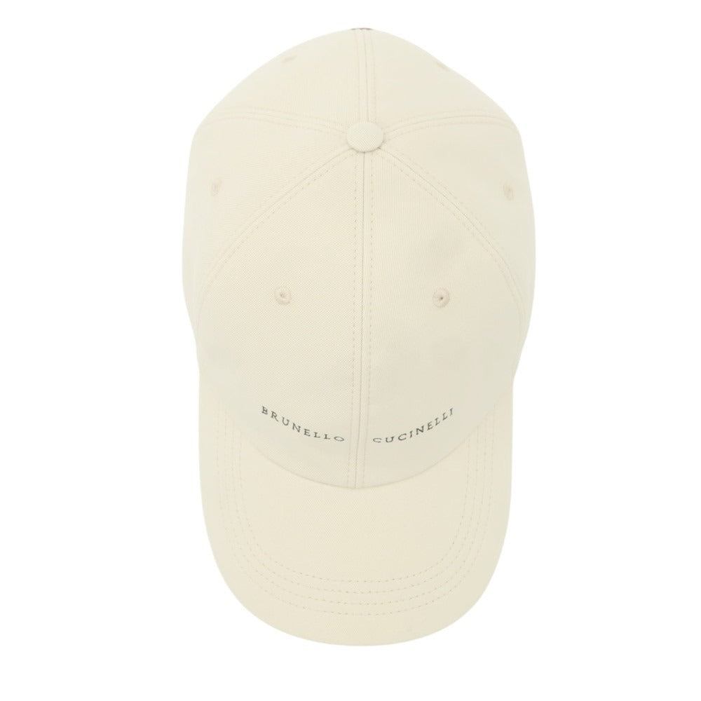 【中古】ブルネロクチネリ Brunello Cucinelli ツイルコットン BBキャップ ベージュ【 L 】【 状態ランクC 】【 メンズ 】