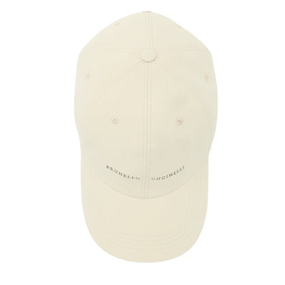 【中古】ブルネロクチネリ Brunello Cucinelli ツイルコットン BBキャップ ベージュ【 L 】【 状態ランクC 】【 メンズ 】