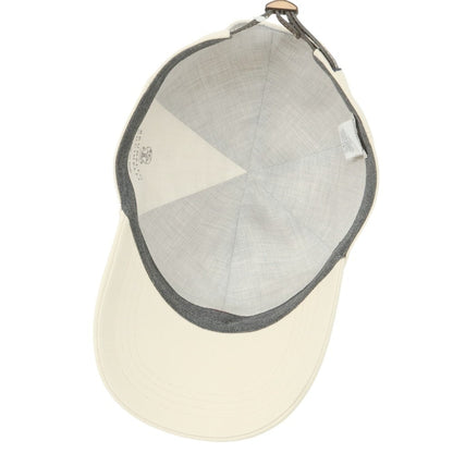 【中古】ブルネロクチネリ Brunello Cucinelli ツイルコットン BBキャップ ベージュ【 L 】【 状態ランクC 】【 メンズ 】