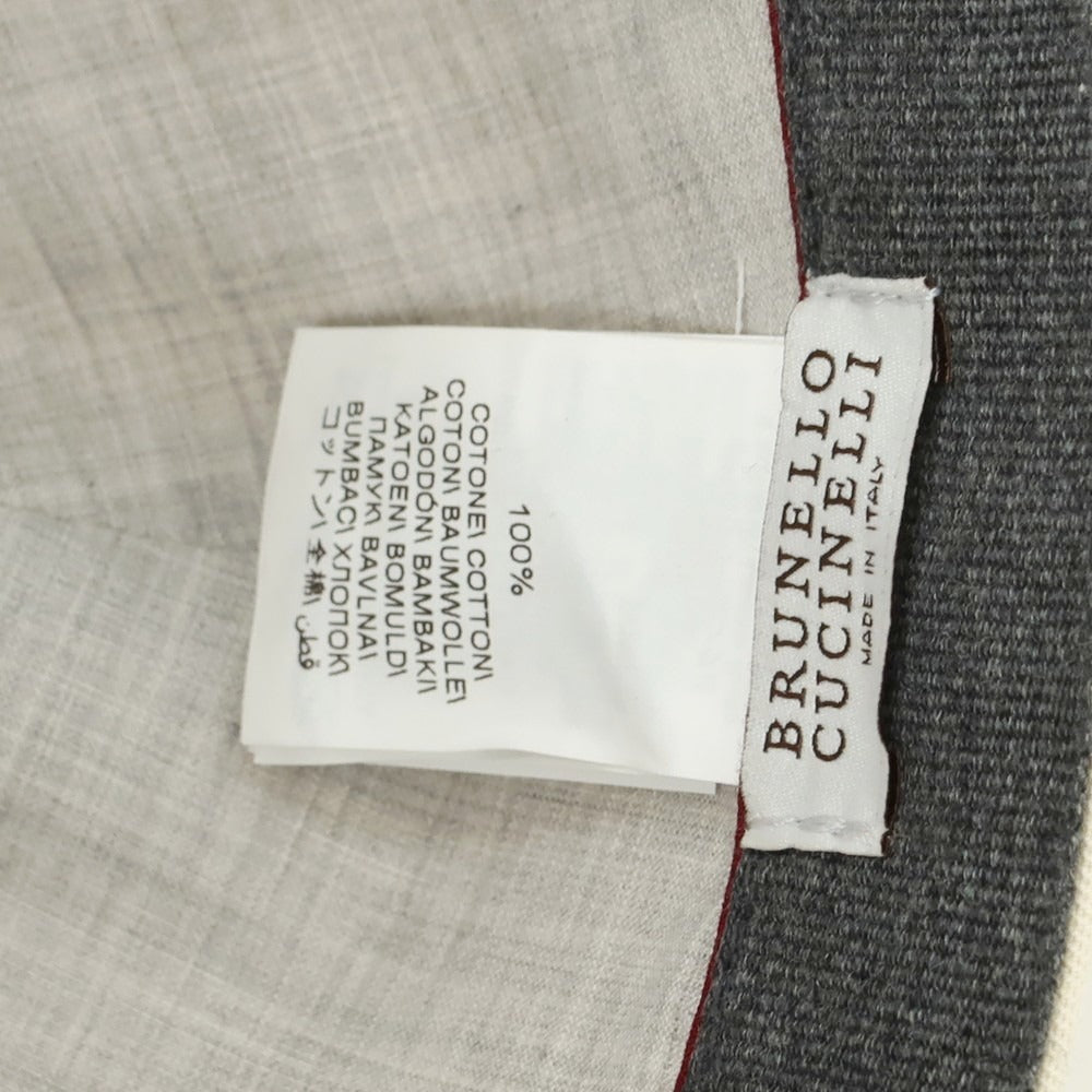 【中古】ブルネロクチネリ Brunello Cucinelli ツイルコットン BBキャップ ベージュ【 L 】【 状態ランクC 】【 メンズ 】