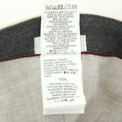 【中古】ブルネロクチネリ Brunello Cucinelli ツイルコットン BBキャップ ベージュ【 L 】【 状態ランクC 】【 メンズ 】