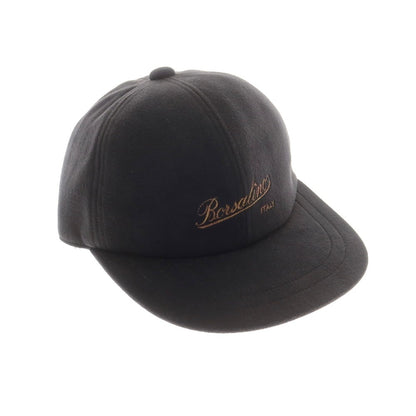 【中古】ボルサリーノ Borsalino ポリエステル BBキャップ ブラック【 L　58cm 】【 状態ランクB 】【 メンズ 】