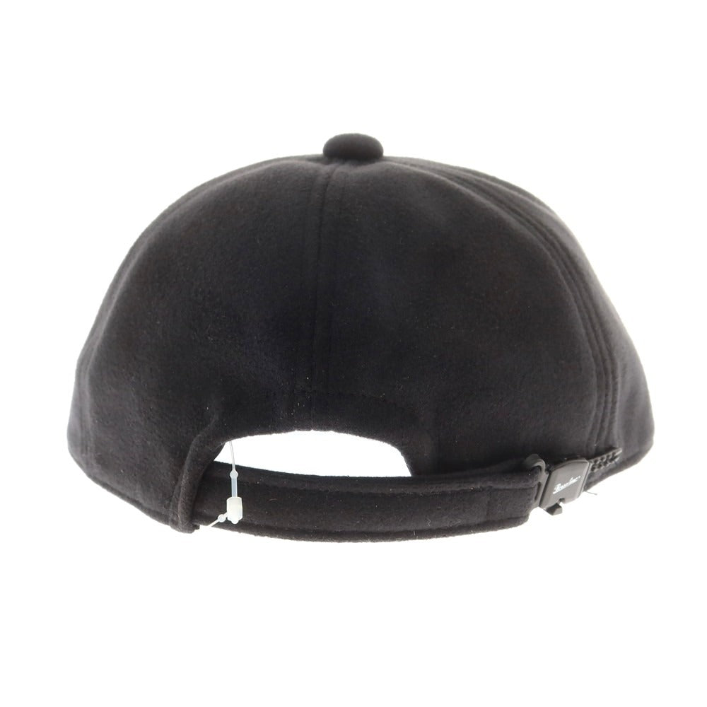 【中古】ボルサリーノ Borsalino ポリエステル BBキャップ ブラック【 L　58cm 】【 状態ランクB 】【 メンズ 】