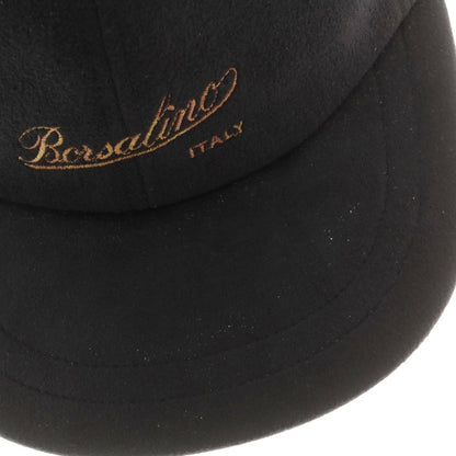【中古】ボルサリーノ Borsalino ポリエステル BBキャップ ブラック【 L　58cm 】【 状態ランクB 】【 メンズ 】