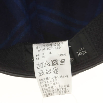 【中古】トーキョーハット Tokio hat レザー ハンチング キャップ 帽子 ブラック【 M 56.5cm 】【 状態ランクB 】【 メンズ 】