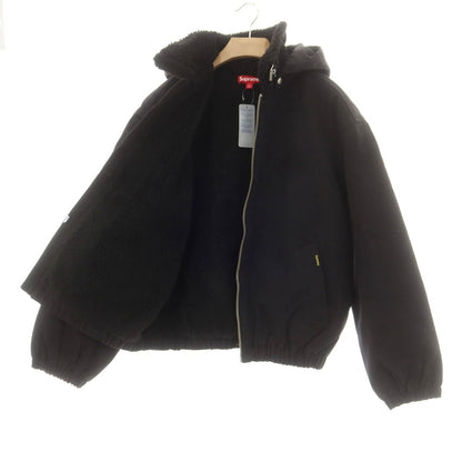 【中古】シュプリーム Supreme 2025年秋冬 Faux Shearling Lined Bomber Jacket 内フリース ボンバージャケット ブラック【 L 】【 状態ランクB 】【 メンズ 】