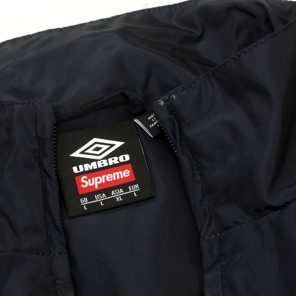 【中古】シュプリーム Supreme × Umbro 2025年秋冬 Gradient Track Jacket トラックジャケット ブラック【 GB:L 】【 状態ランクB 】【 メンズ 】