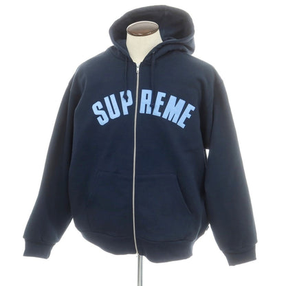 【中古】シュプリーム Supreme 2025年秋冬 Arc Thermal Lined Zip Up Hooded Sweatshirt スウェット パーカー ネイビー【 XL 】【 状態ランクB 】【 メンズ 】