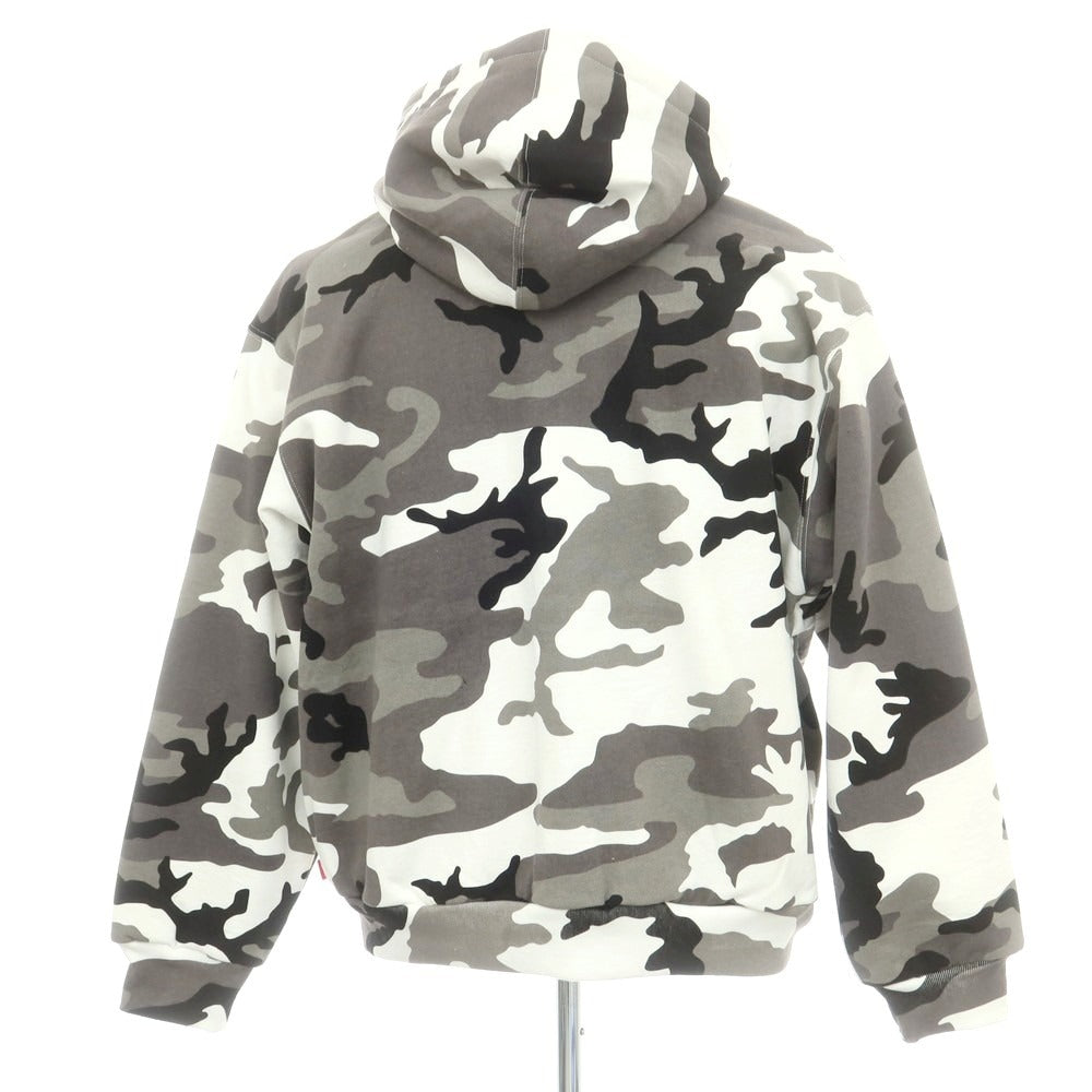 【中古】シュプリーム Supreme 2025年秋冬 Arc Thermal Lined Zip Up Hooded Sweatshirt スウェット パーカー グレーxホワイト【 L 】【 状態ランクB 】【 メンズ 】