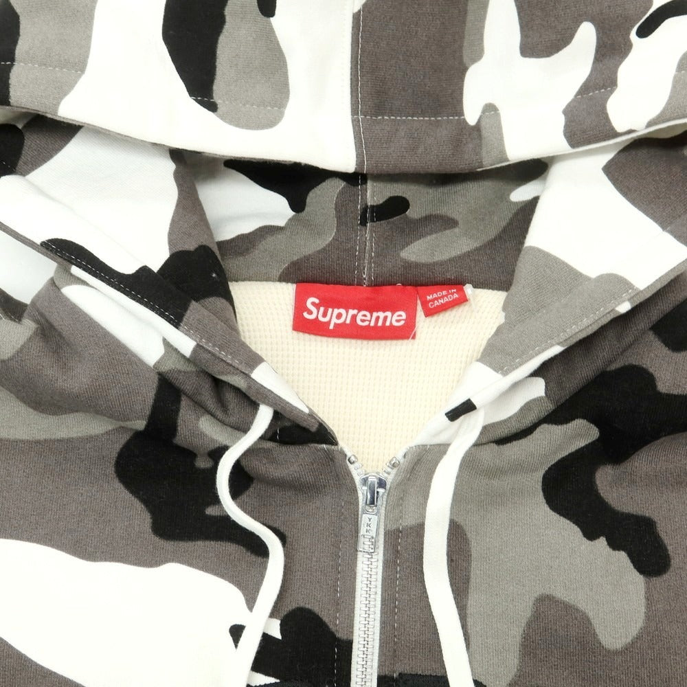 【中古】シュプリーム Supreme 2025年秋冬 Arc Thermal Lined Zip Up Hooded Sweatshirt スウェット パーカー グレーxホワイト【 L 】【 状態ランクB 】【 メンズ 】
