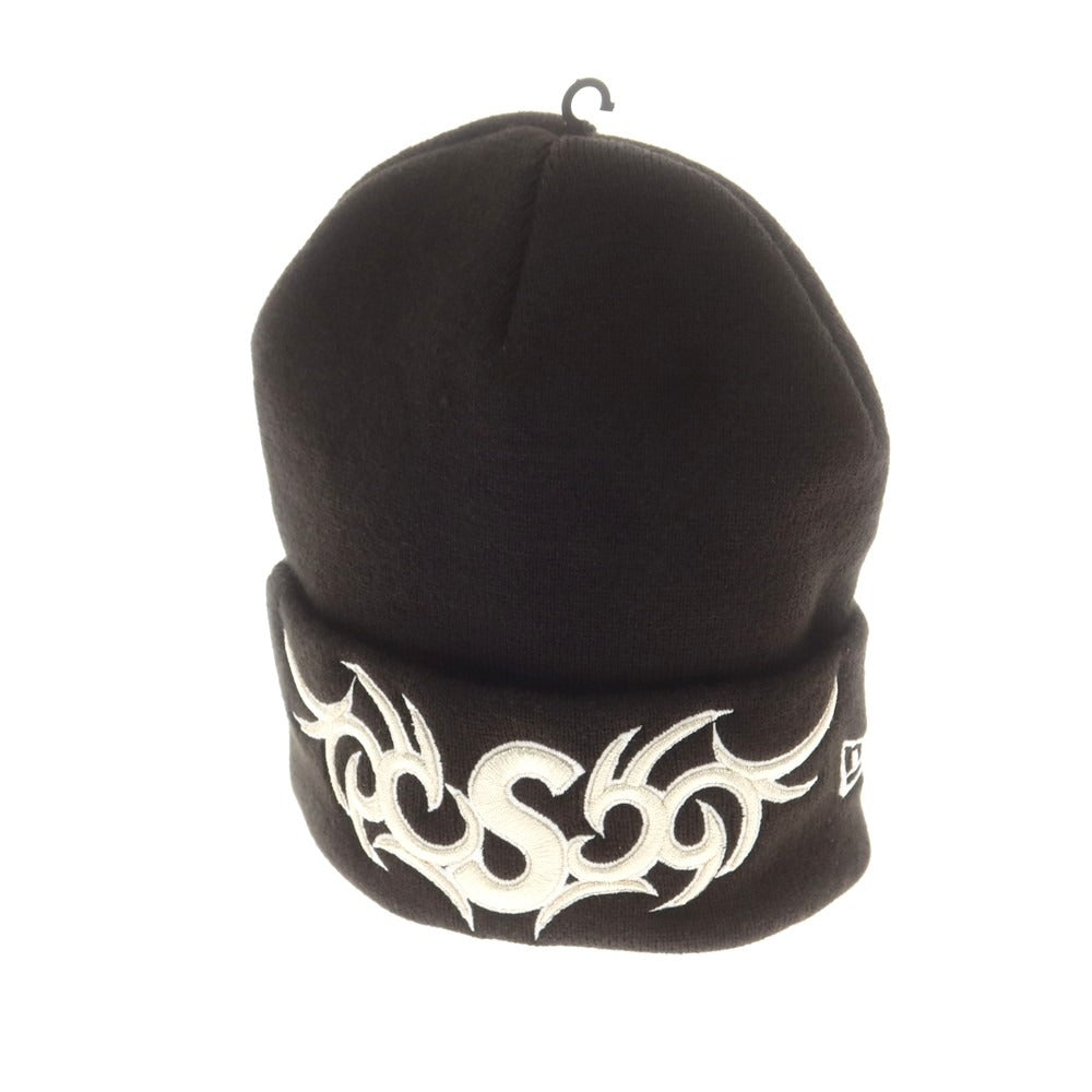 【中古】シュプリーム Supreme 2025年秋冬 New Era Tribal S Logo Beanie ニットキャップ ビーニー ブラック【 表記なし 】【 状態ランクA 】【 メンズ 】