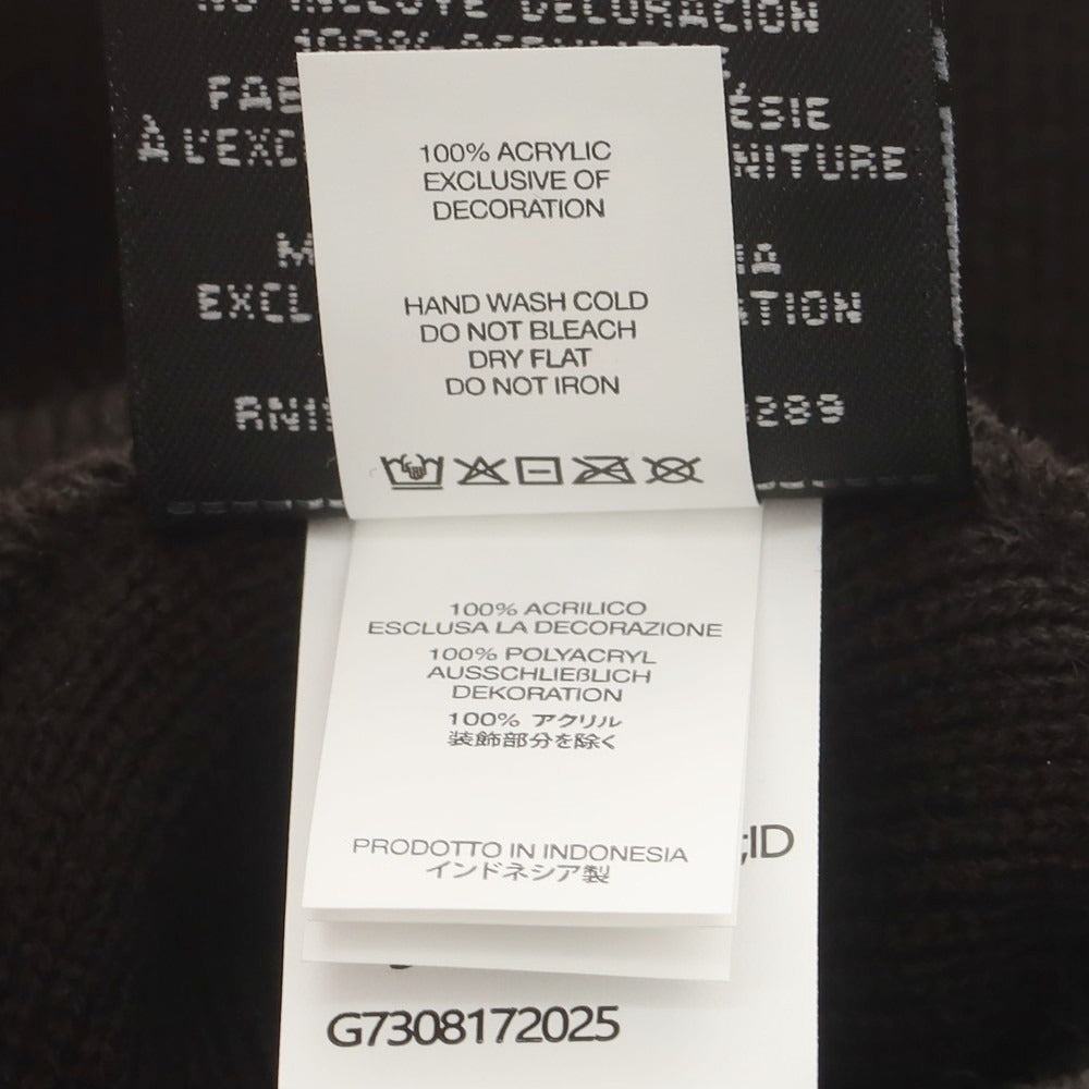 【中古】シュプリーム Supreme 2025年秋冬 New Era Tribal S Logo Beanie ニットキャップ ビーニー ブラック【 表記なし 】【 状態ランクA 】【 メンズ 】