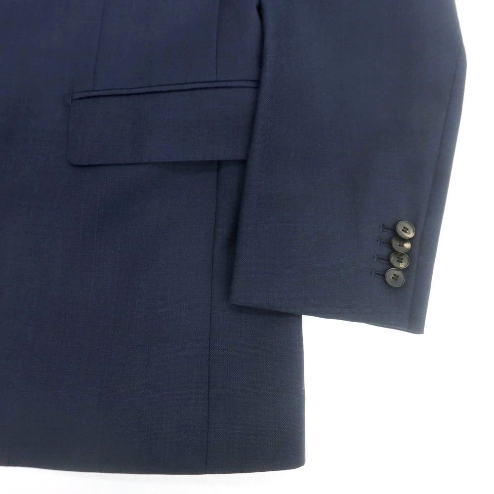 【中古】スーツカンパニー THE SUIT COMPANY SUPER110‘S ウール 3つボタンスーツ ネイビー【サイズ175cm-4Drop（M位）】【 状態ランクC 】【 メンズ 】[CPD]