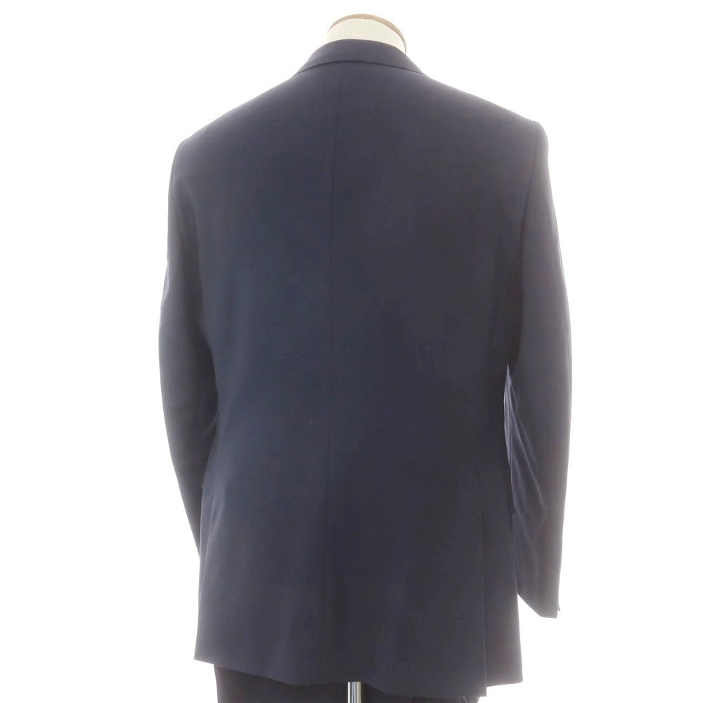 【中古】スーツカンパニー THE SUIT COMPANY SUPER110‘S ウール 3つボタンスーツ ネイビー【サイズ175cm-4Drop（M位）】【 状態ランクC 】【 メンズ 】[CPD]