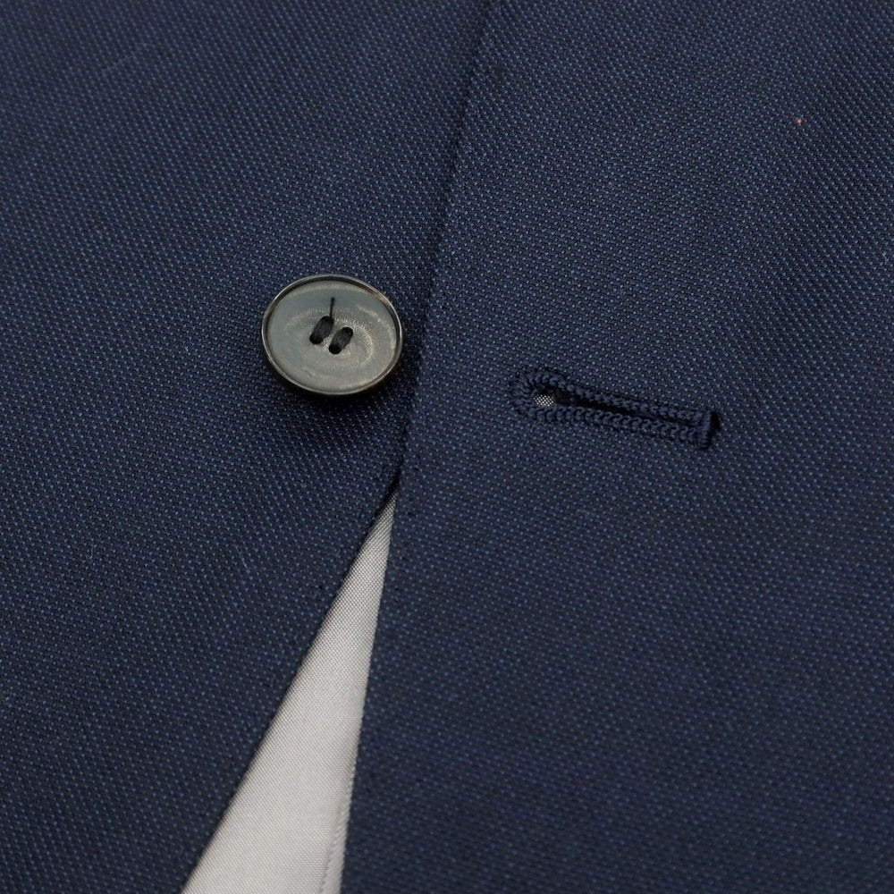 【中古】スーツカンパニー THE SUIT COMPANY SUPER110‘S ウール 3つボタンスーツ ネイビー【 サイズ175cm-4Drop（M位） 】【 状態ランクC 】【 メンズ 】[PO20]