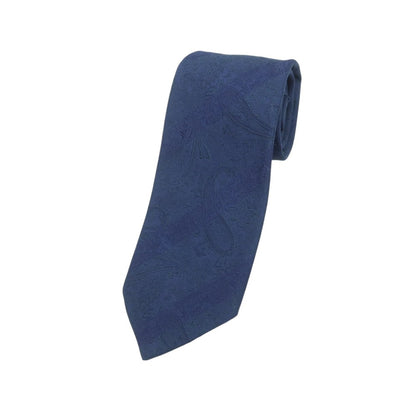 【中古】クリケット CRICKET シルク ペイズリー柄ネクタイ ネイビー【 状態ランクB 】【 メンズ 】