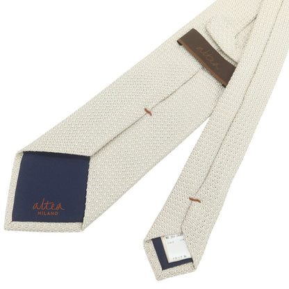 【中古】アルテア Altea シルク 無地ネクタイ ベージュ系【 状態ランクB 】【 メンズ 】