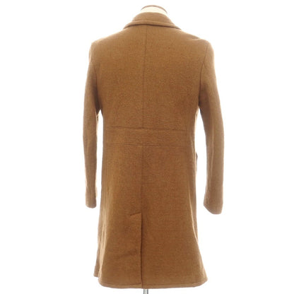 【中古】ロベルトコリーナ ROBERTO COLLINA ウール ダブルブレストコート オレンジブラウン【 48 】【 状態ランクB 】【 メンズ 】