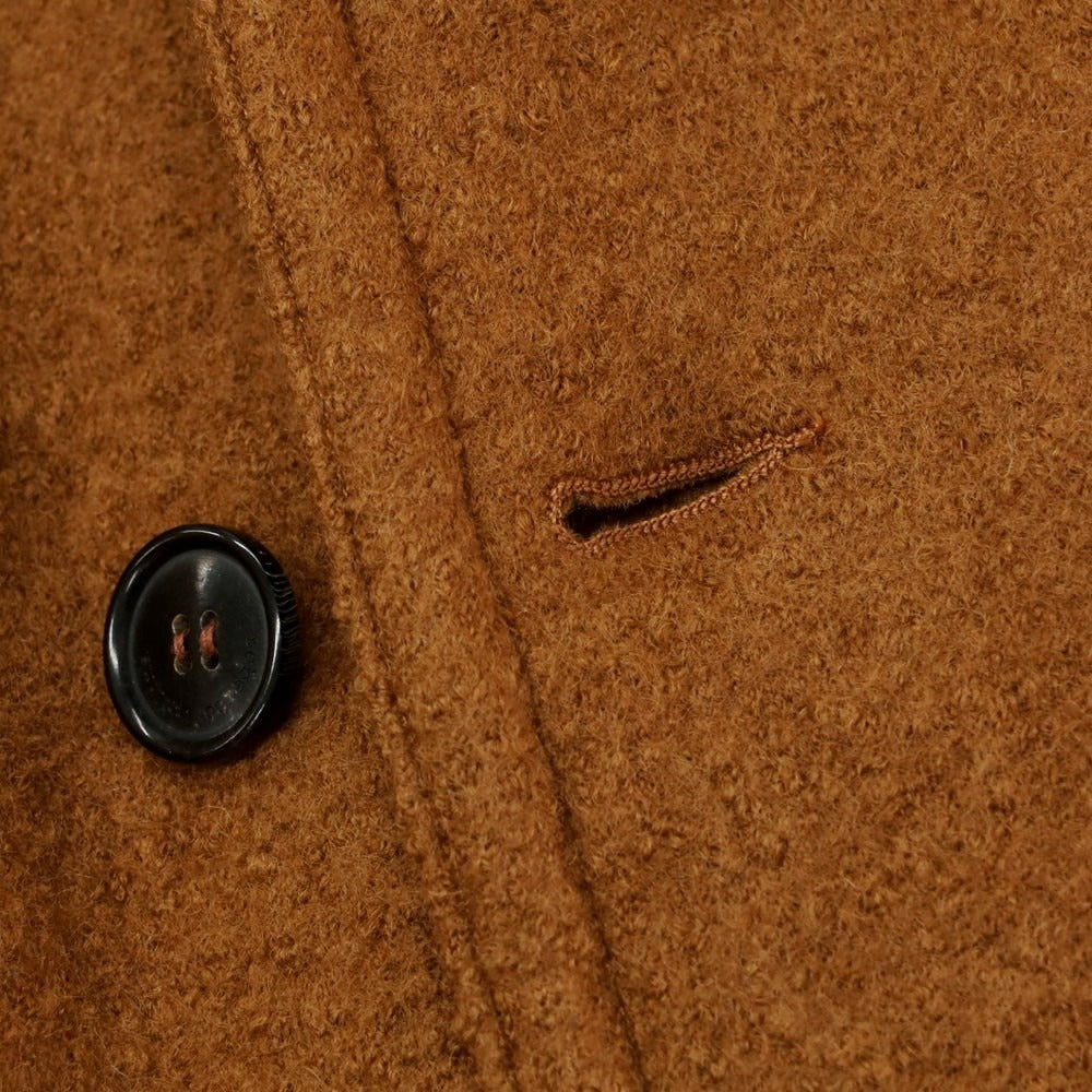 【中古】ロベルトコリーナ ROBERTO COLLINA ウール ダブルブレストコート オレンジブラウン【 48 】【 状態ランクB 】【 メンズ 】