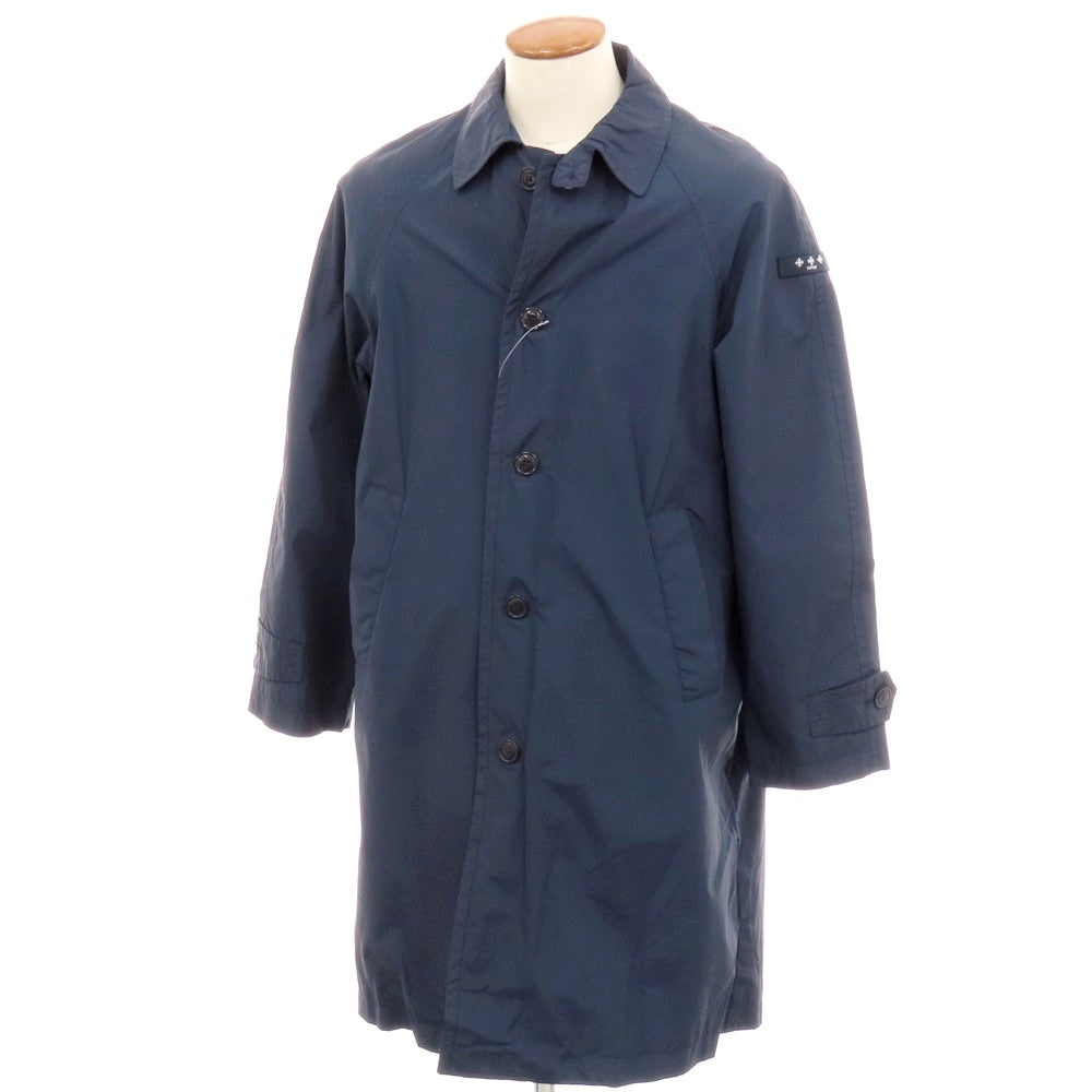 【中古】タトラス TATRAS ナイロンコットン ステンカラーコート ネイビー【 2 】【 状態ランクC 】【 メンズ 】