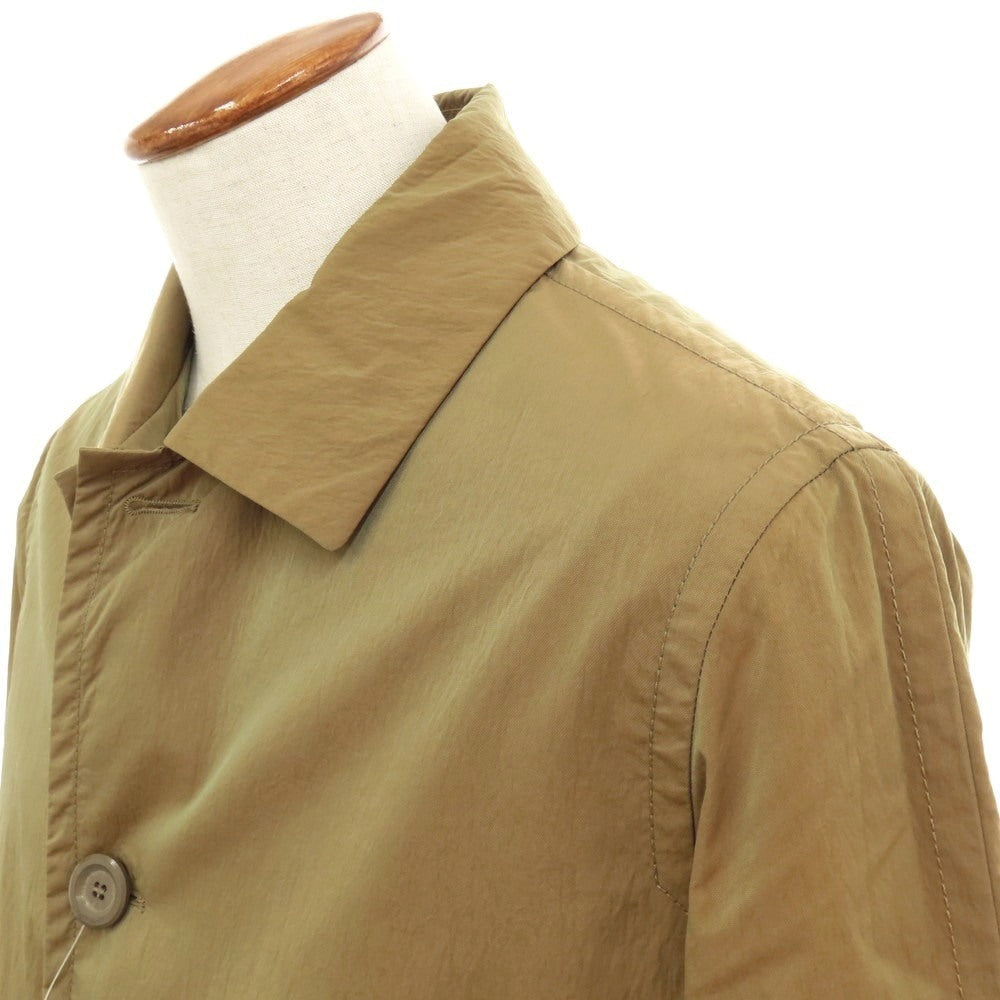 【中古】ボリオリ BOGLIOLI ナイロン ステンカラーコート ベージュカーキ【サイズ48】【 状態ランクB 】【 メンズ 】[DPD]