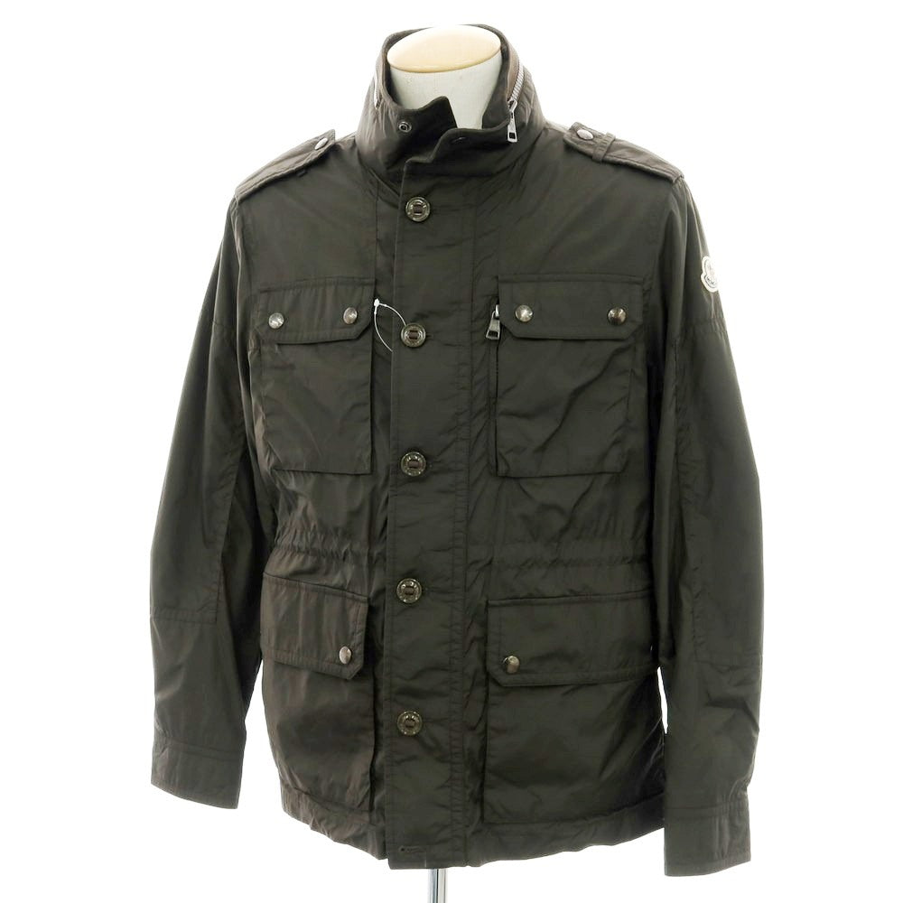 【中古】モンクレール MONCLER ナイロン M-65型 ミリタリージャケット ダークオリーブ【 1 】【 状態ランクC 】【 メンズ 】
