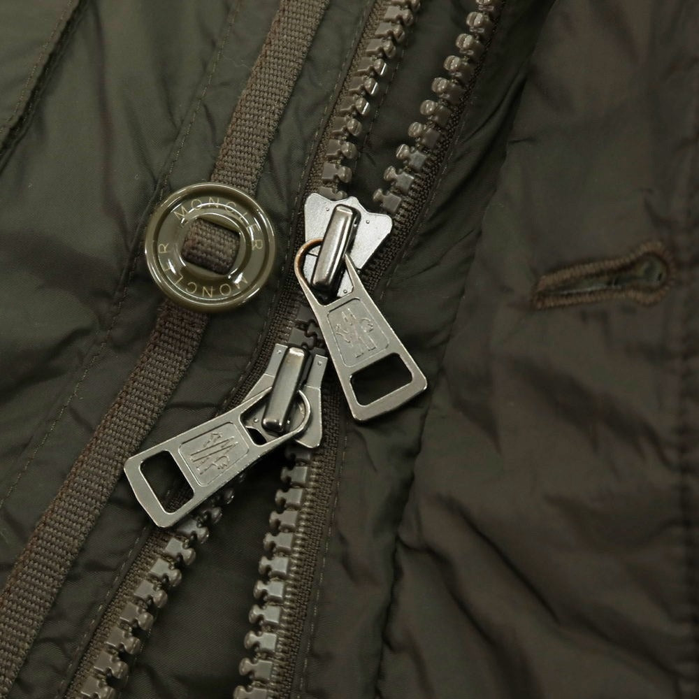 【中古】モンクレール MONCLER ナイロン M-65型 ミリタリージャケット ダークオリーブ【 1 】【 状態ランクC 】【 メンズ 】
