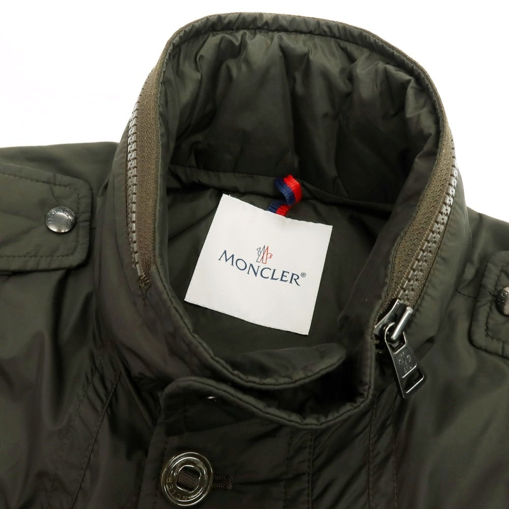 【中古】モンクレール MONCLER ナイロン M-65型 ミリタリージャケット ダークオリーブ【 1 】【 状態ランクC 】【 メンズ 】