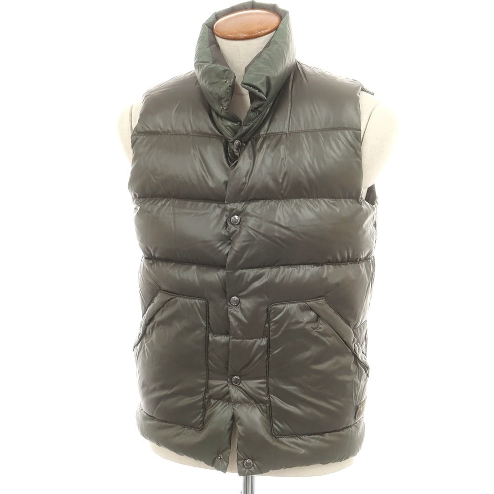 【中古】タトラス TATRAS リバーシブル ナイロン ダウンベスト ダークオリーブ【 2 】【 状態ランクD 】【 メンズ 】